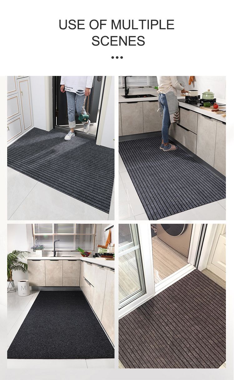 Tapete antiderrapante para cozinha, carpete de chão com cobertura total, faça você mesmo, absorve óleo, capacho longo para entrada de corredor, fácil de limpar_voghion.com