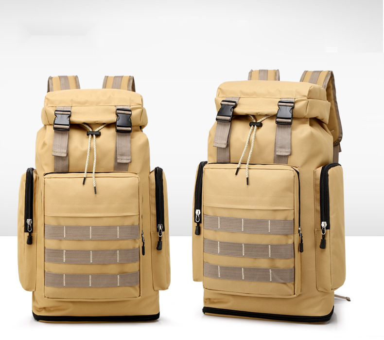New 60L+10 shrink enlarged outdoor lage bag with large capacity mountaineering bag, travel bp, camouflage_voghion.com