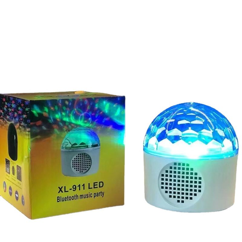 Neu Magic Ball Bluetooth KTV Musik Starry Sky Full Farbe Laser Projektion Licht RGB Atmosphäre Mini Audio_voghion.com