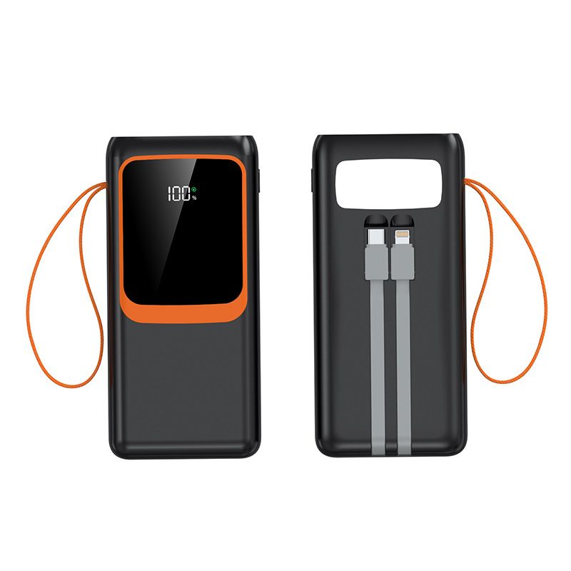 22.5W Fast Charging Power Bank With Built-in Cable - 50000mAh High Capacity Portable Charger For Outdoor_voghion.com
