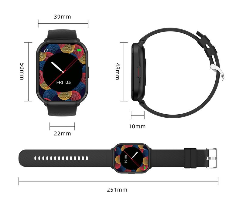 Neue ZL99J Bluetooth-Anruf-Smartwatch mit Musik, Herzfrequenz, Blutdruck, Blutsauerstoff und Sport-Smartwatch_voghion.com