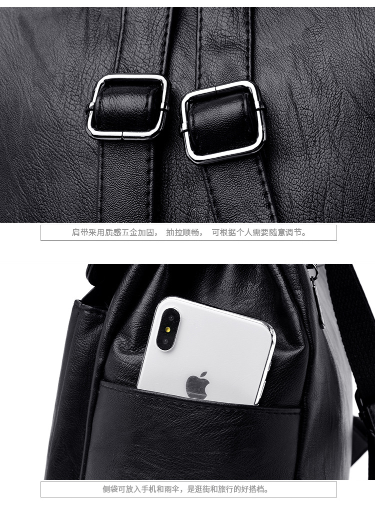 Backpack Women's 2022 New Simple Fashion Casual Versatile Large-capacity Travel Mommy Backpack_voghion.com