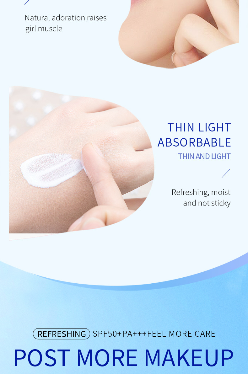 QLZHANFU Whitening Zonnebrandcrème SPF50+ UV-bescherming Zonnebrandcrème Lsolation Hydraterende Verhelderende Gezicht Lichaam Armen Dijen Sunblock Huidverzorging_voghion.com