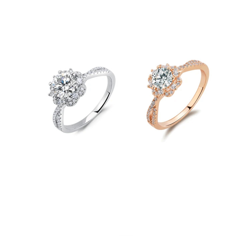 Anello da donna in argento con moissanite, principessa Elsa, intarsiato, anello di fidanzamento alla moda con diamanti, modello di alta qualità_voghion.com