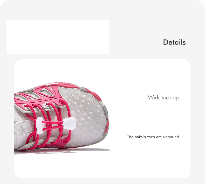 XD-YS50821 Girls' Sports Sandals, Summer New Children's Casual Breathable Running Shoes, Boys' Thin Single Mesh Shoes_voghion.com