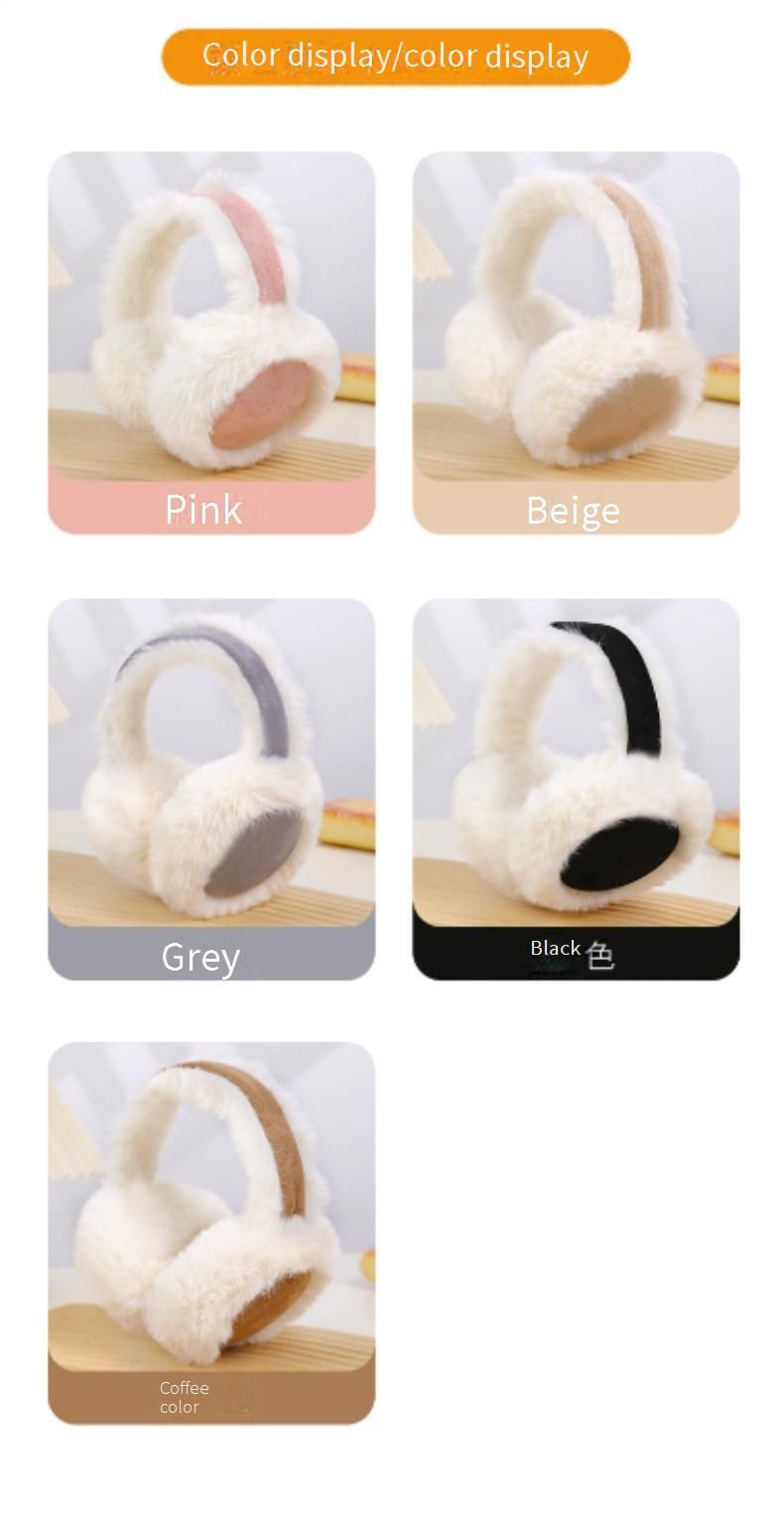 Paraorecchie invernali in pile per uomo e donna - Copriorecchie morbidi e caldi per il freddo, scaldaorecchie unisex con materiale felpato, per uso interno ed esterno_voghion.com