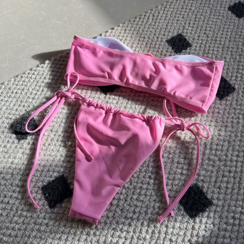 Damenbekleidung Neue Bikini Tube Top Split Sexy Hot Girl Bikini_voghion.com