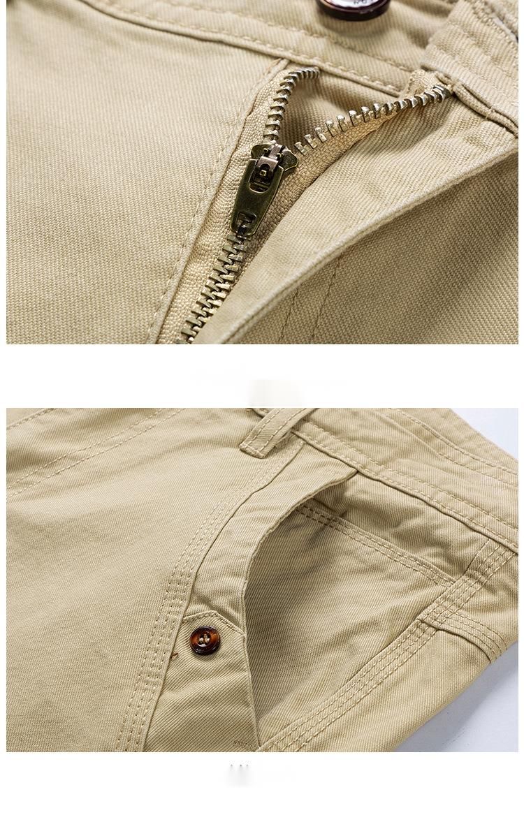 Shorts cargo masculinos de verão, estilo coreano, simples, leve e luxuoso, soltos e elásticos, 17351_voghion.com