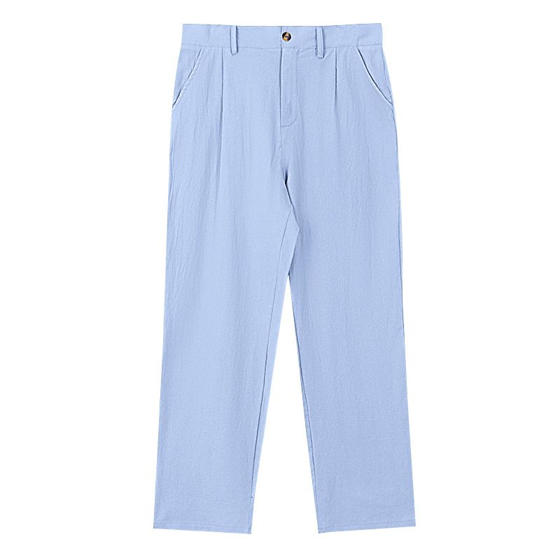 Herrenbekleidung Herren Freizeithose Sommer Dünne Lose Gerade Business Anzughose Herren_voghion.com