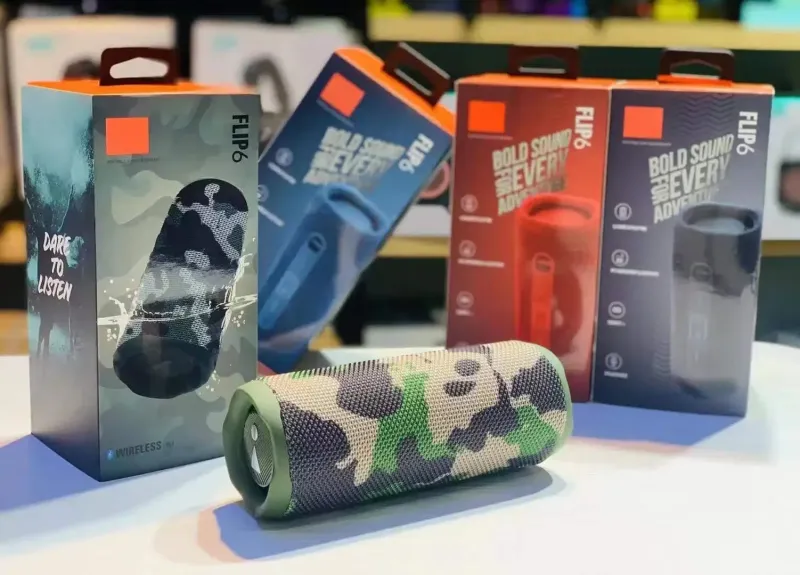 Flip6 Altoparlante Bluetooth impermeabile Multifunzione Colonna sonora portatile per esterni Subwoofer Wireless Home Theater Mesh_voghion.com