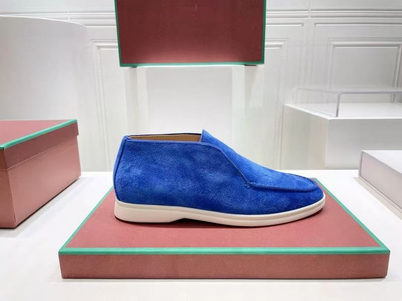 2025 New Couple Style LP Casual Comfortable Lightweight Soft Sole Slip-On High-Top Loafers_voghion.com