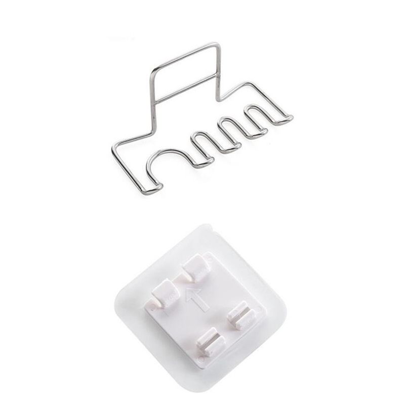 2er-Set Wandmontierte Zahnbürstenhalter aus Edelstahl Badezimmeraccessoires_voghion.com