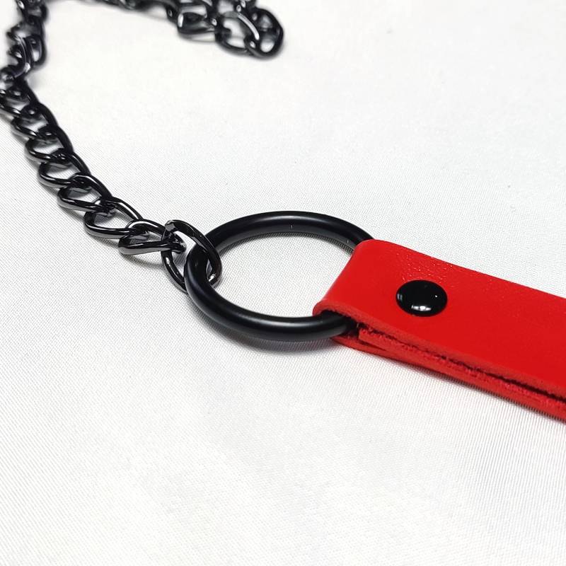 Fetish Bondage Bdsm Gear Collare sessuale Guinzaglio Catena in acciaio Limita Catena per cani Punire Collari per collo Giocattoli sessuali Per s_voghion.com