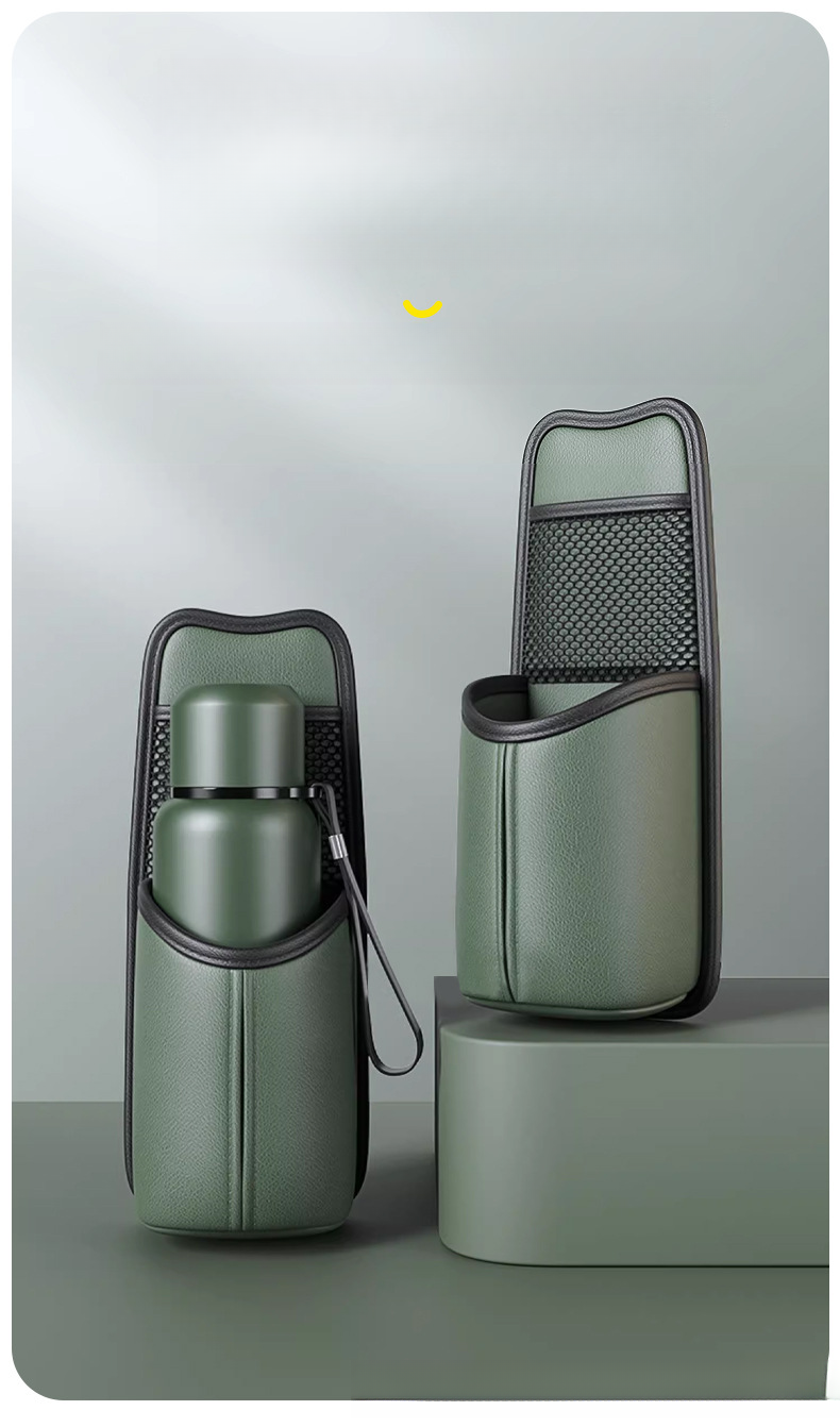Portabicchieri per auto, sedile, borsa riscaldante per riporre oggetti, bollitore impermeabile e isolato per auto, fissaggio del sedile_voghion.com