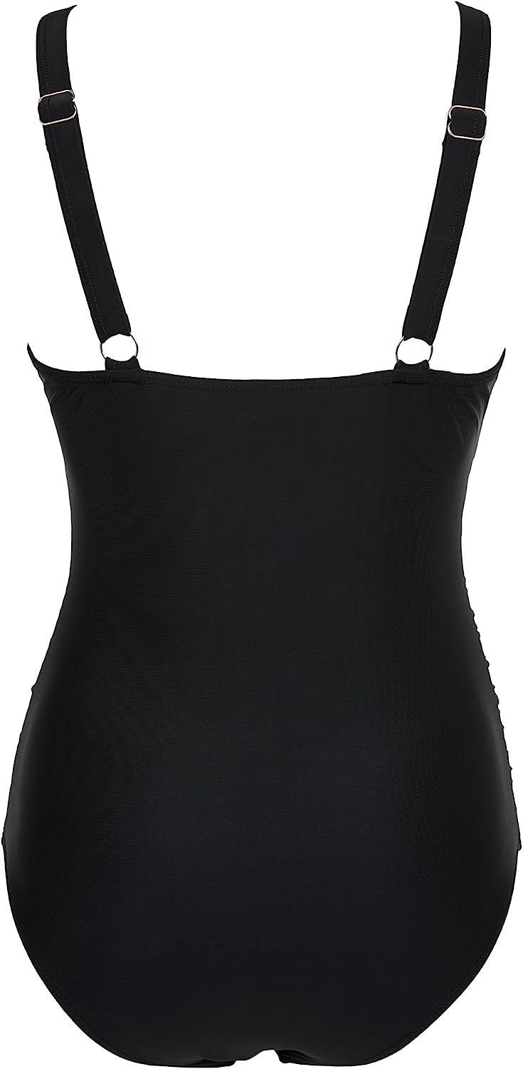 Maillot de bain une pièce taille haute pour femmes, nouveau modèle européen et américain, maillot de bain moulant et sexy, ajouré, point chaud_voghion.com