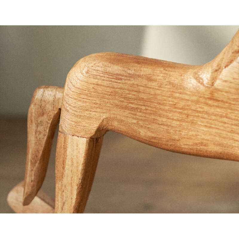 Schaukelpferde, Holzpferde, Tischdekorationen, Wohndekorationen, Kiefernschaukelpferde, Kunsthandwerk, Pferde zu erfolgreichen Ornamenten_voghion.com