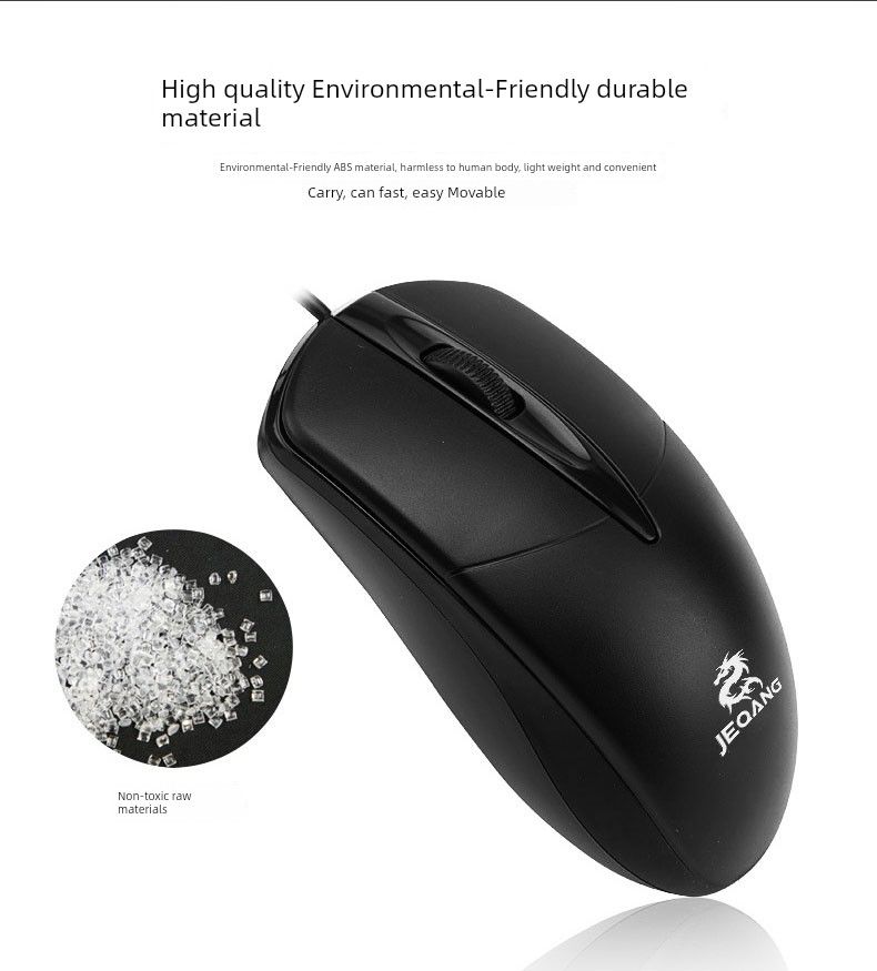 Jie Qiang JM-018 USB Wired Laptop Desktop-Computer Für Home Business Büro Spiele Maus_voghion.com