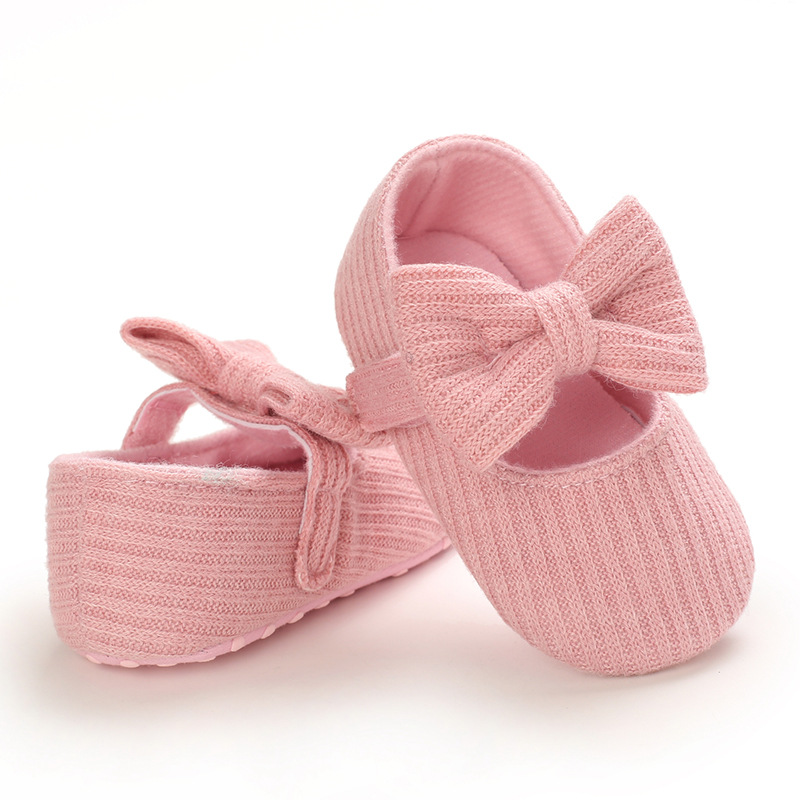 0-1 Joer aalt Puppelchersschong mat mëller Sohle gestrickte Puppelchersschong Joker Prinzessin_voghion.com