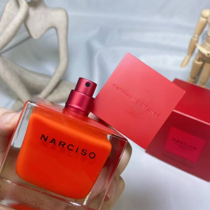 Hot Brand Logo Version NARCISO RODRIGUEZ Women's Perfume EAU DE PARFUM 100ml Women's Favorite Fragrance Red Spray High-quality Gift Of The Same Name_voghion.com