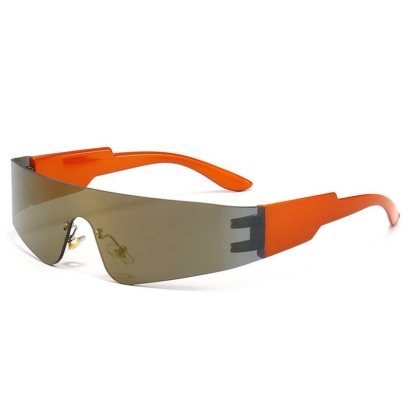 Lunettes de sport, lunettes de soleil, cyclisme en plein air, lunettes de soleil une pièce, personnalité, mode, futuriste_voghion.com