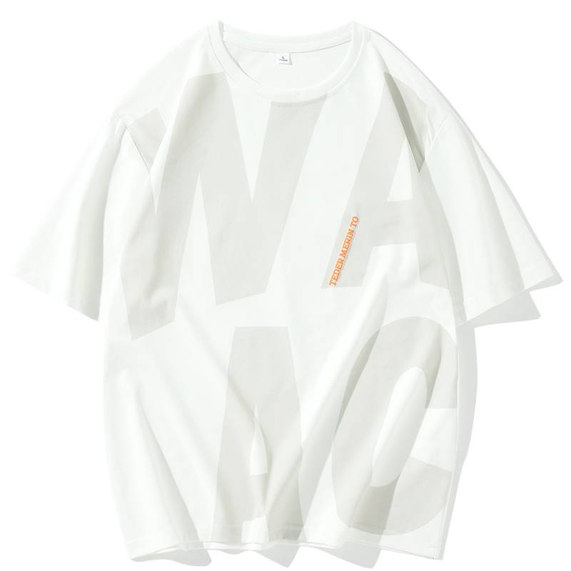 Summer Trendy Short-sleeved T-shirt, Round-neck Short-sleeved Base Layer Shirt, Youth Top_voghion.com