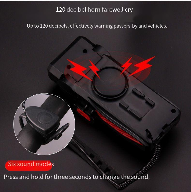 4 In 1 Bicycle Light Night Riding Front Light Mobile Phone Holder With Speaker Power Bank Bicycle Mountain Bike Light_voghion.com