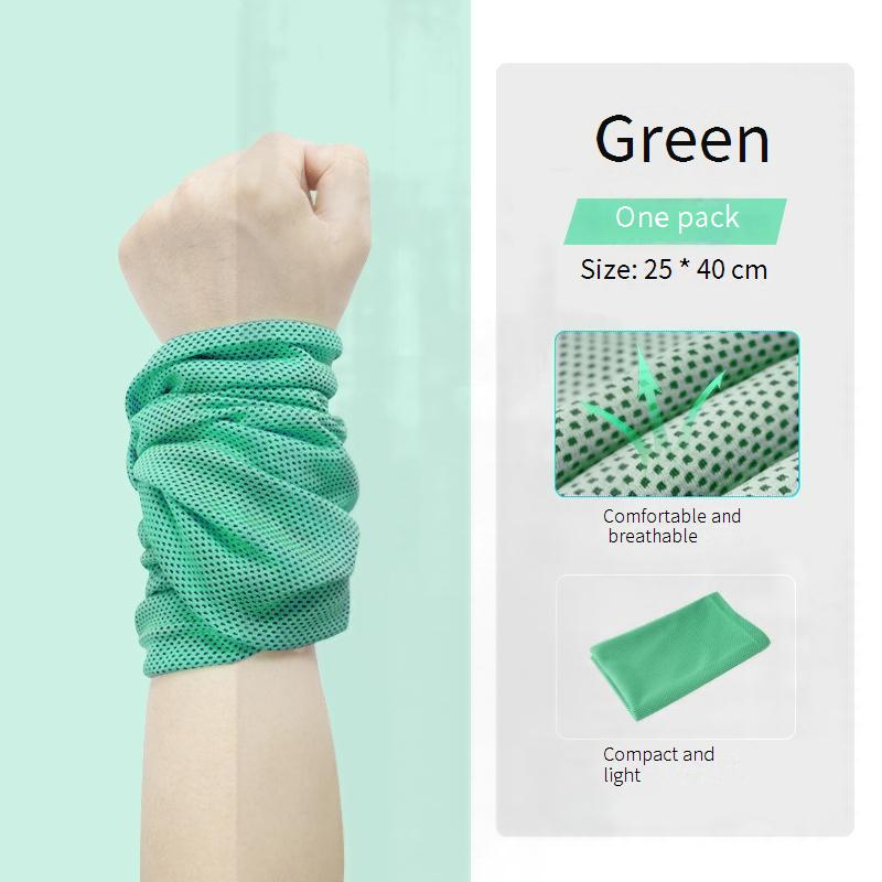 Ultra-Thin Cooling Sports Wristband – Instant Ice Feel & Quick-Dry For Running, Gym & Outdoor – Sweat-Wicking & Non-Slip For Men & Women_voghion.com