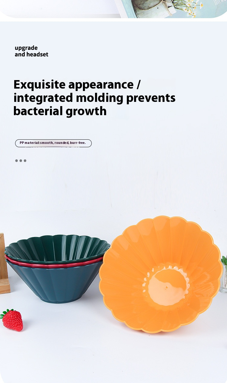 Moderne, minimalistische Teller aus PP-Kunststoff – stapelbares Geschirrset für den privaten und gewerblichen Gebrauch (5 Farben)_voghion.com