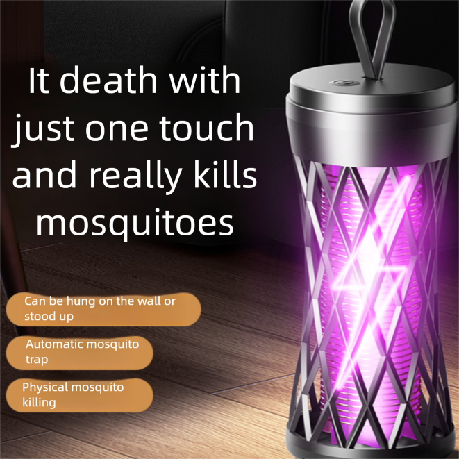 USB Mosquito Killer Lamp, Household Electric Shock Mosquito Repellent, Portable Outdoor Mosquito Trap, Waist Design_voghion.com