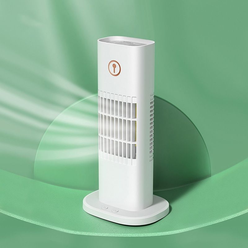 D3 Home USB léghűtő, víz hozzáadású asztali toronyventilátor, párásító, permetező ventilátor (fehér)_voghion.com