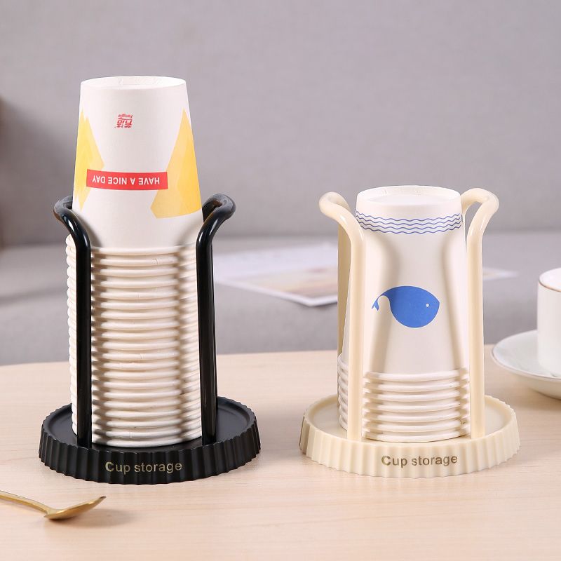 Disposable Paper Cup Holder Rack, Desktop Storage Organizer For Living And Dining Room, Space Saving Cup Taker_voghion.com