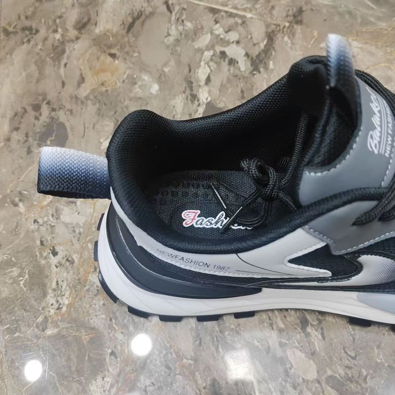 Glide Spring Fashion Versatile Wear-resistant Sports Casual Trendy Men's Mesh Travel Soft Sole Running Shoes_voghion.com