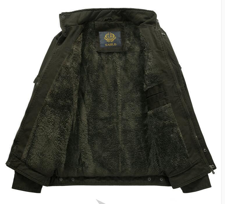 Abbigliamento da uomo Modelli autunnali e invernali Plus Giacca con colletto alla coreana ispessita in velluto Cappotto Abbigliamento in cotone Cappotto casual in cotone di grandi dimensioni da uomo_voghion.com