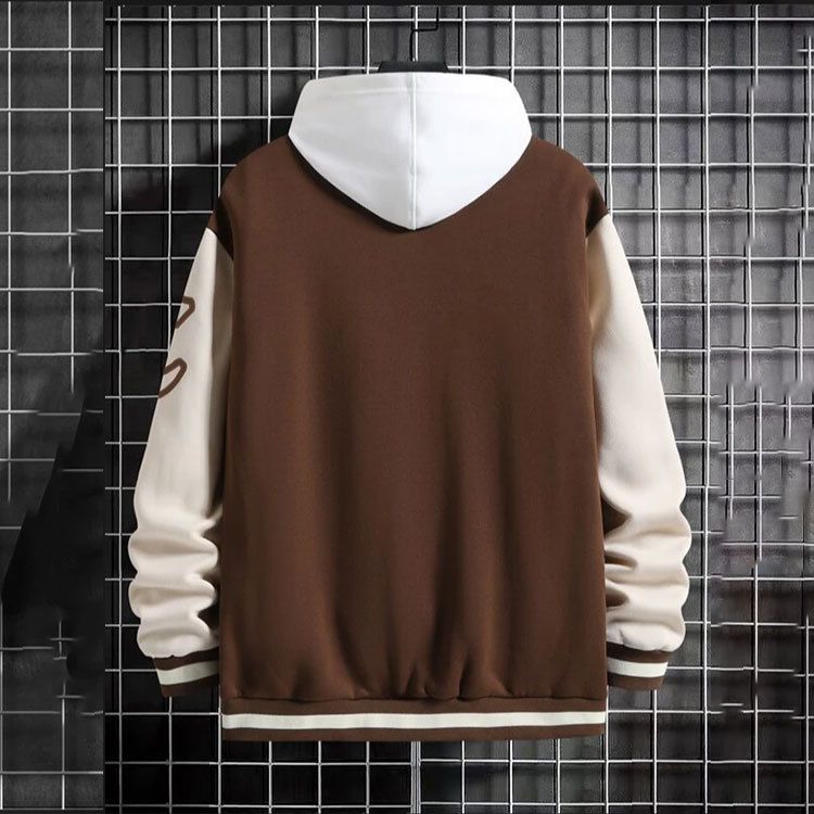 Men's Clothing Spring and Autumn fashion brand American high street Pu Shuai Youth Men's Baseball jacket men's loose casual jacket men_voghion.com