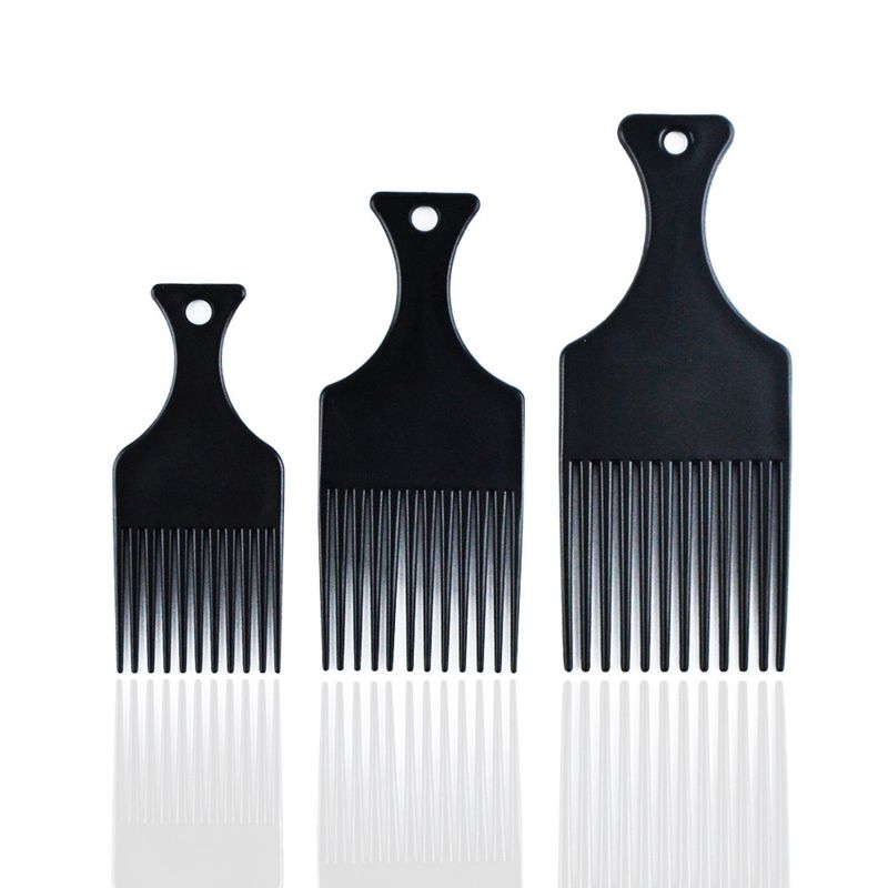 Three specifications of sand pulp insert large, medium, small plastic combs, specially designed for hair styling_voghion.com