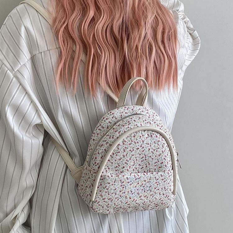 Sommertasche für Damen mit neuem Nischendesign, leichter Rucksack mit Blumenmuster für Frühling und Sommer, Rucksäcke für Studentinnen_voghion.com