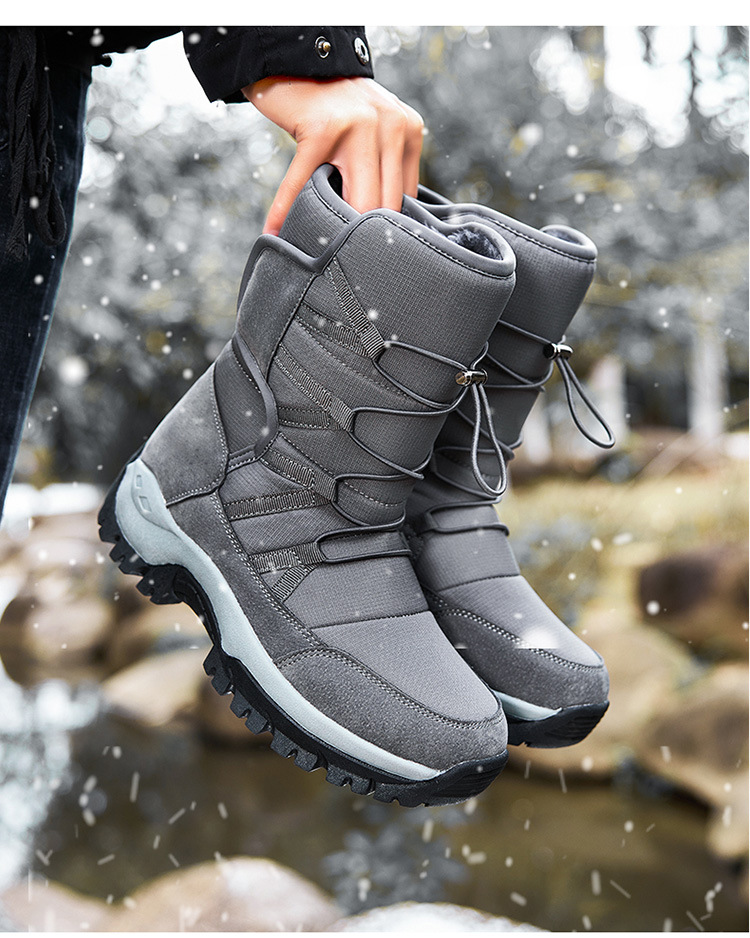Winter Neue Herrenstiefel aus dickem Wildleder mit hohem Schaft, wasserdicht, schneefest, warme Baumwollstiefel_voghion.com