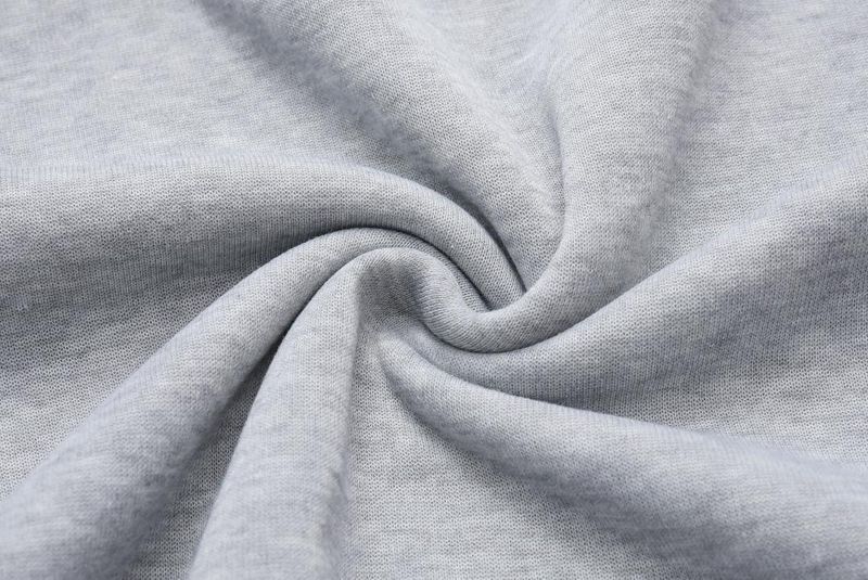 Women's solid color hooded loose long-sleeved padded women's sweatshirt_voghion.com