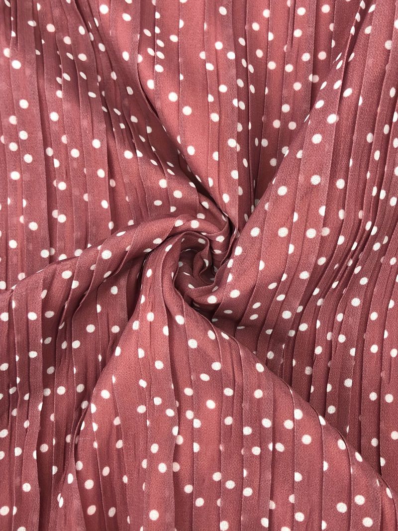 Abbigliamento da donna Nuovo chiffon a pois con cintura Abito musulmano alla moda ed elegante_voghion.com