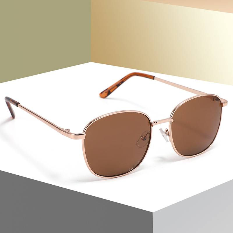 Occhiali da sole alla moda con montatura grande in metallo retrò, protezione solare per la guida, occhiali da sole classici, occhiali da sole da uomo all'ingrosso_voghion.com