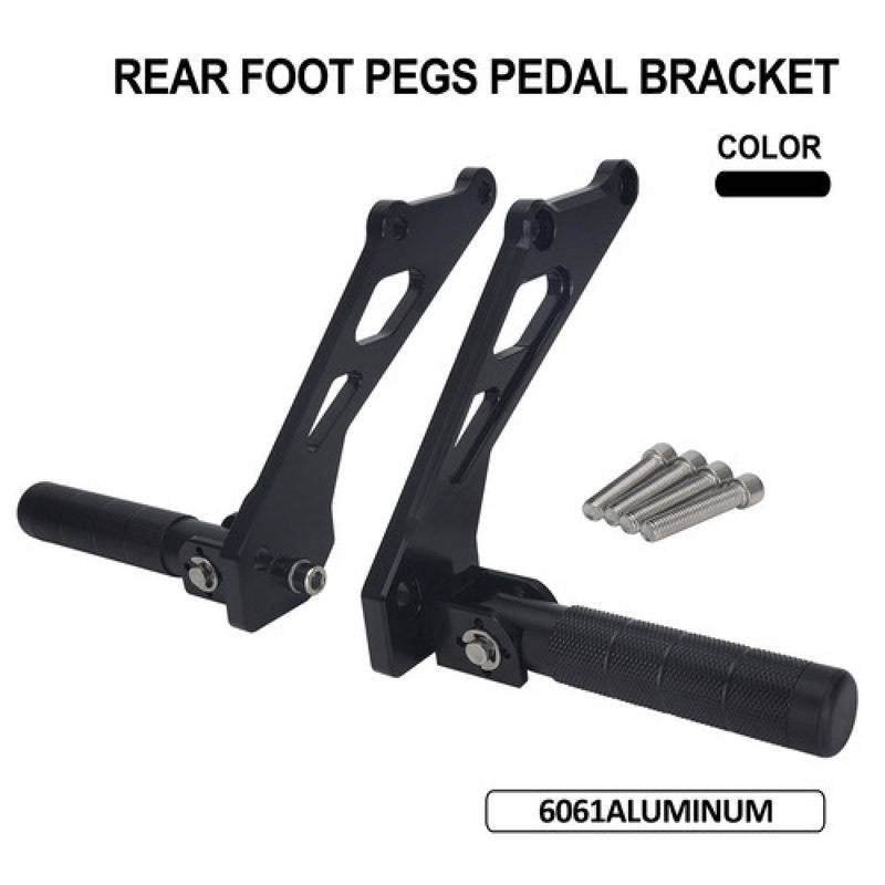 Repose-pieds arrière en alliage d'aluminium pour motos légères - Design durable et antidérapant - Compatible avec Light Bee et modèles similaires_voghion.com