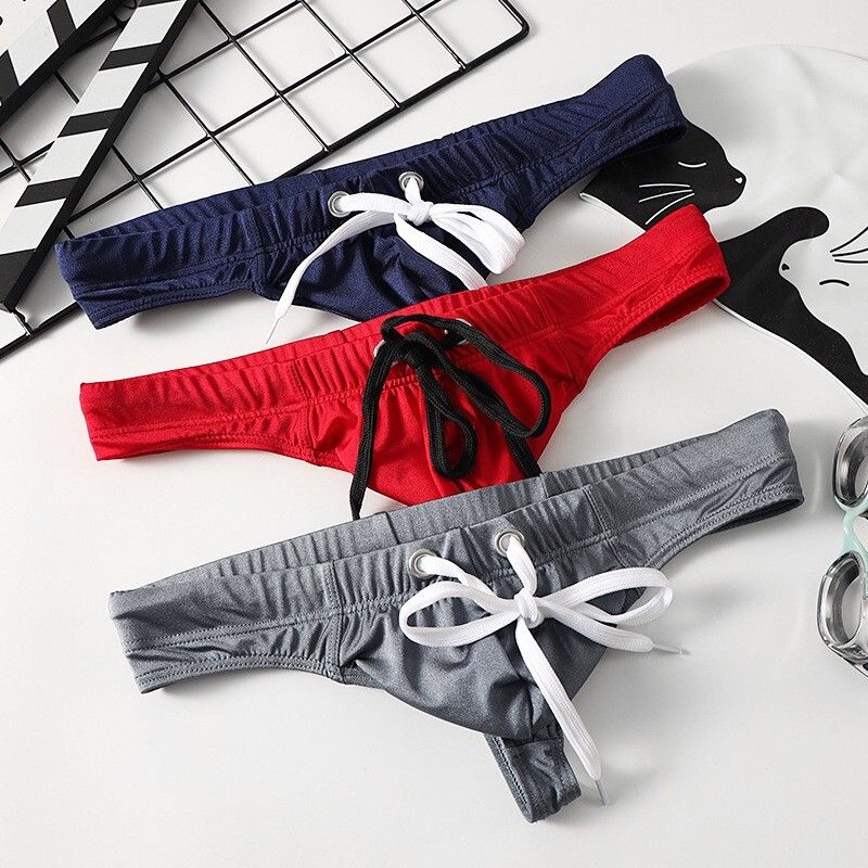 Men's Swimming Thong G-string Beach Bikini Tanga Hombre T Pants Swimwear Shorts_voghion.com
