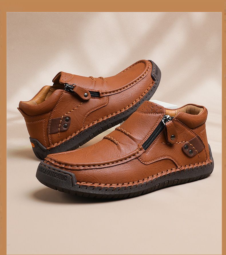 NEU: Bestseller Herrenschuhe in großen Größen, Outdoor-Freizeitschuhe, Ein-Schritt-Martens-Stiefel mit flacher Sohle_voghion.com