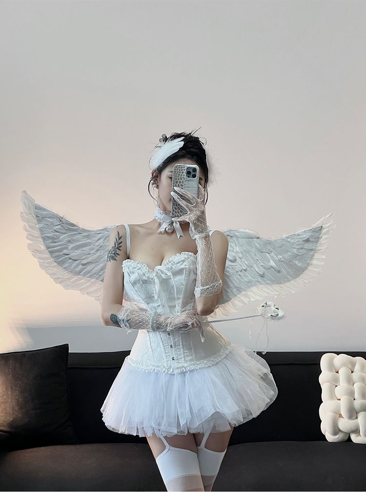 COS Pure Desire Girl Uniform Nachtbühne Königliche Schwester Sexy Kaninchen Teufel Engel Kostüm_voghion.com