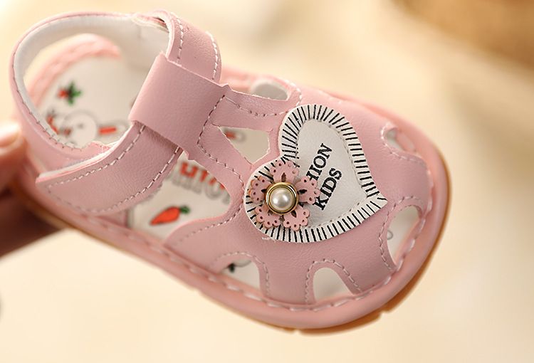Mutter & Kinder Sommer liebe baby schuhe mädchen sandalen 0-2 jahre alt 1 weichen boden nicht-slip baby kleinkind schuhe mädchen prinzessin schuhe_voghion.com