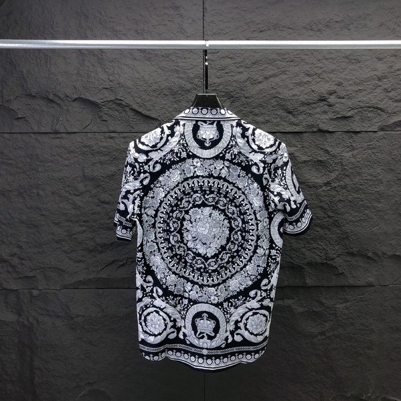 Conjunto elegante de camisa de manga curta com estampa de bolinhas 3D, cardigã unissex_voghion.com
