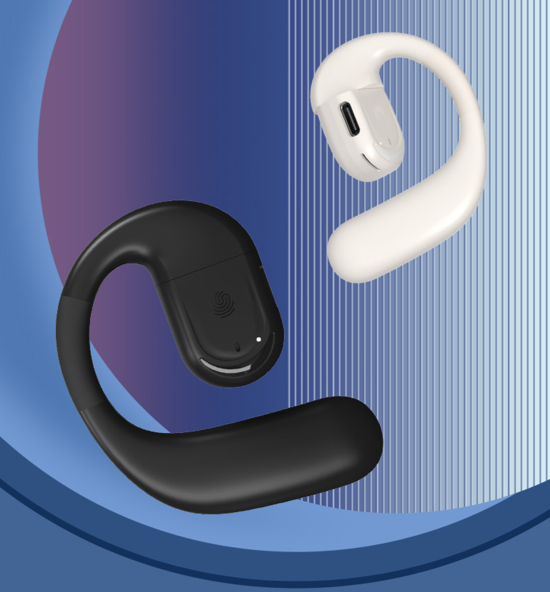 Nuovi auricolari Bluetooth OWS YJ78, auricolari sportivi wireless rotanti indossabili sinistro e destro, auricolari aperti, antirumore, non in-ear_voghion.com
