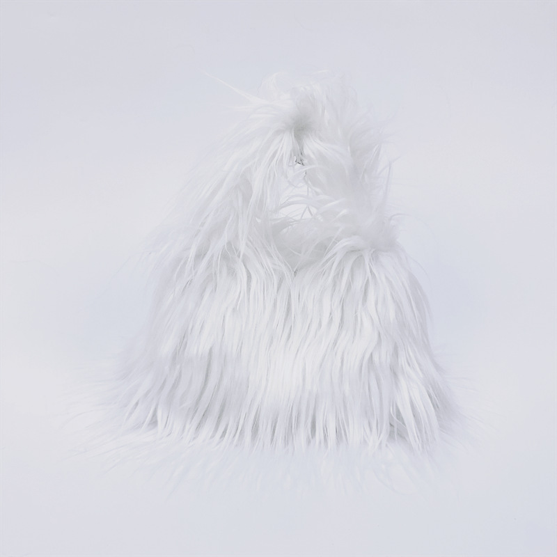 Borsa a tracolla in lana per donna, borsa a tracolla pelosa Spicy Girl, borsa soffice_voghion.com