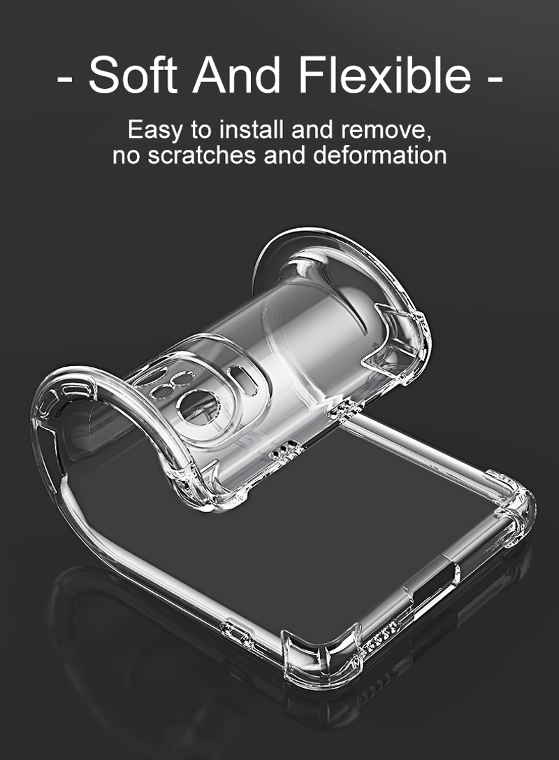 Xiaomi Redmi Note 11 10 9 8 11T 10T 10S 9S 8T için Darbeye Dayanıklı Silikon Telefon Kılıfı Şeffaf Yumuşak Kılıf_voghion.com