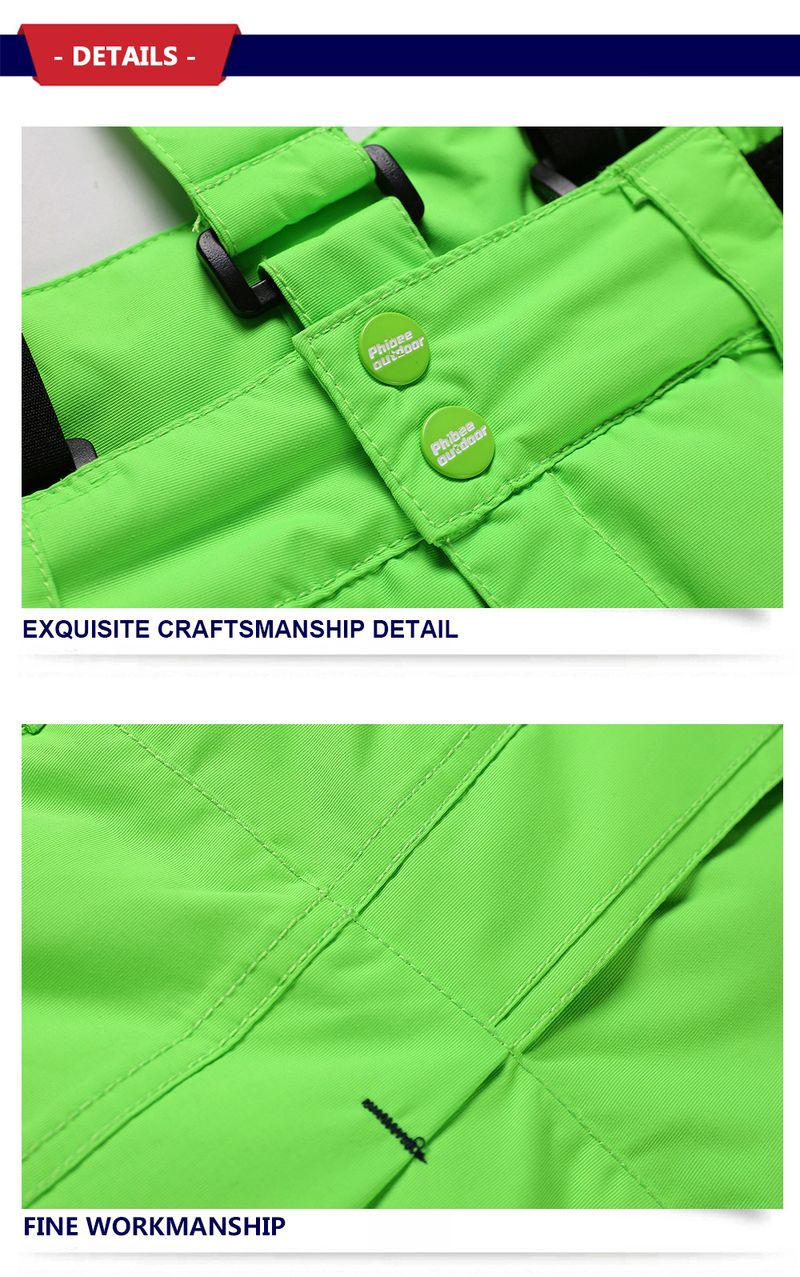 001 Sınır Ötesi Phibee Elephant Erkek Kayak Yetişkin Açık Hava Kalınlaştırılmış Kargo Pantolon Tek Parça Dropshipping_voghion.com